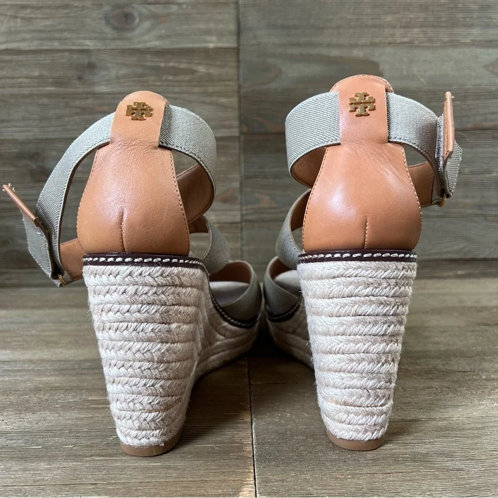 NEW Tory Burch Frieda Espadrille Wedges